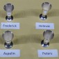 Cups upright for their final time